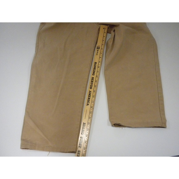 Vtg Wah Maker Frontier Jeans 40x26 Brown Buckle Back Button Fly Canvas USA‎ - Picture 9 of 13